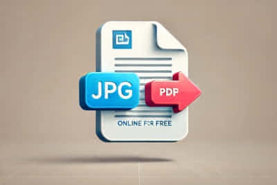 Cómo pasar de JPG a PDF online GRATIS ​