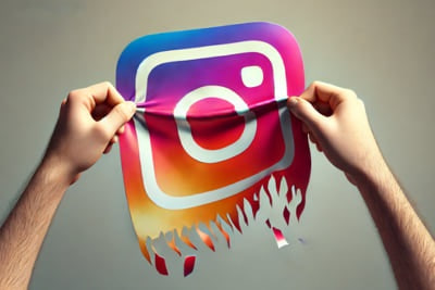 como eliminar una cuenta de Instagram​