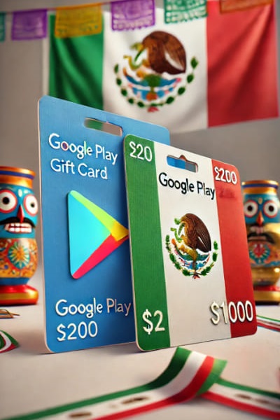 tarjetas google play precios en Mexico